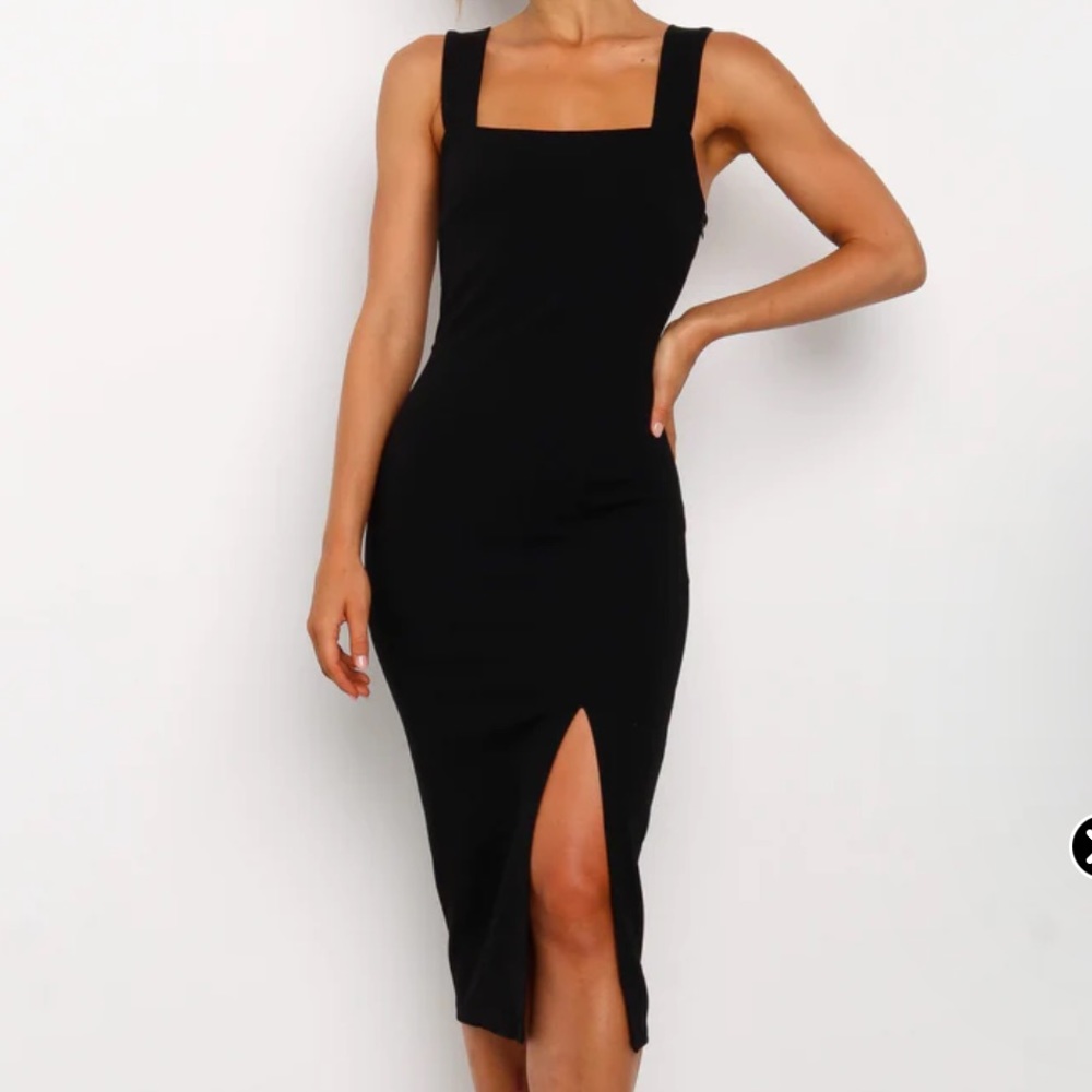 Petal & Pup Hyatt black dress